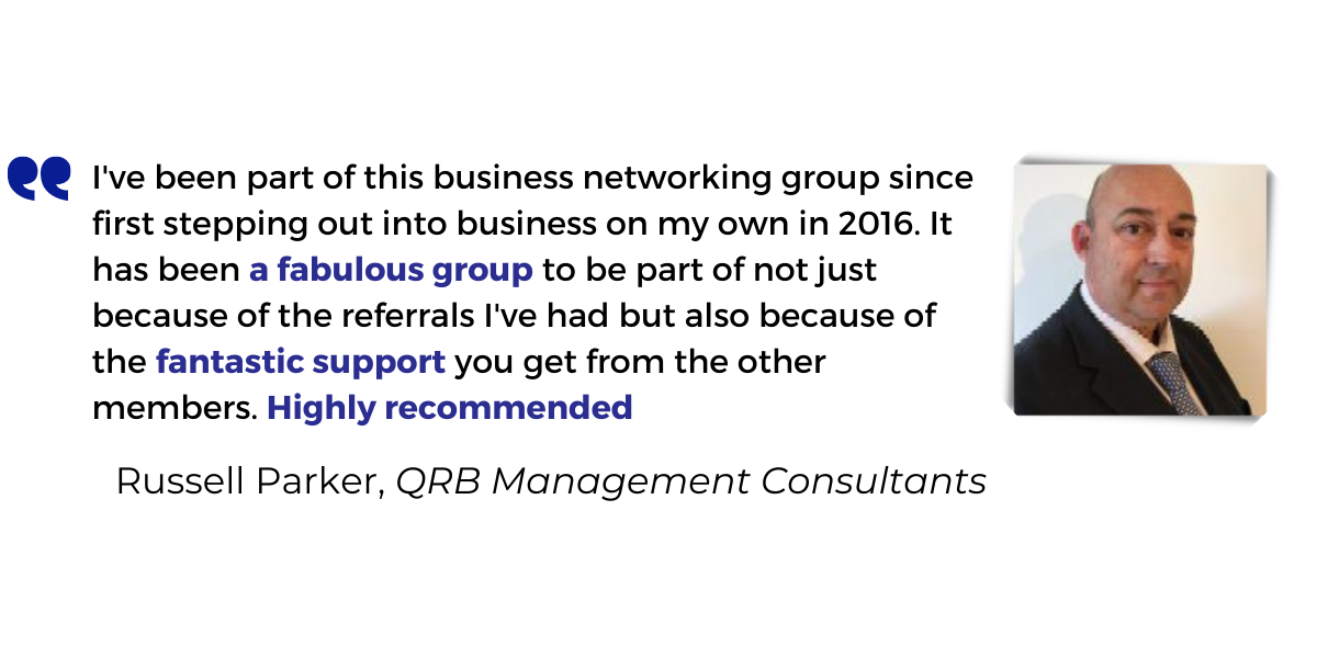 <p>I've been part of this business networking group since first stepping out into business on my own in 2016. It has been <strong>a fabulous group</strong> to be part of not just because of the referrals I've had but also because of the <strong>fantastic support</strong> you get from the other members. <strong>Highly recommended</strong>.</p>